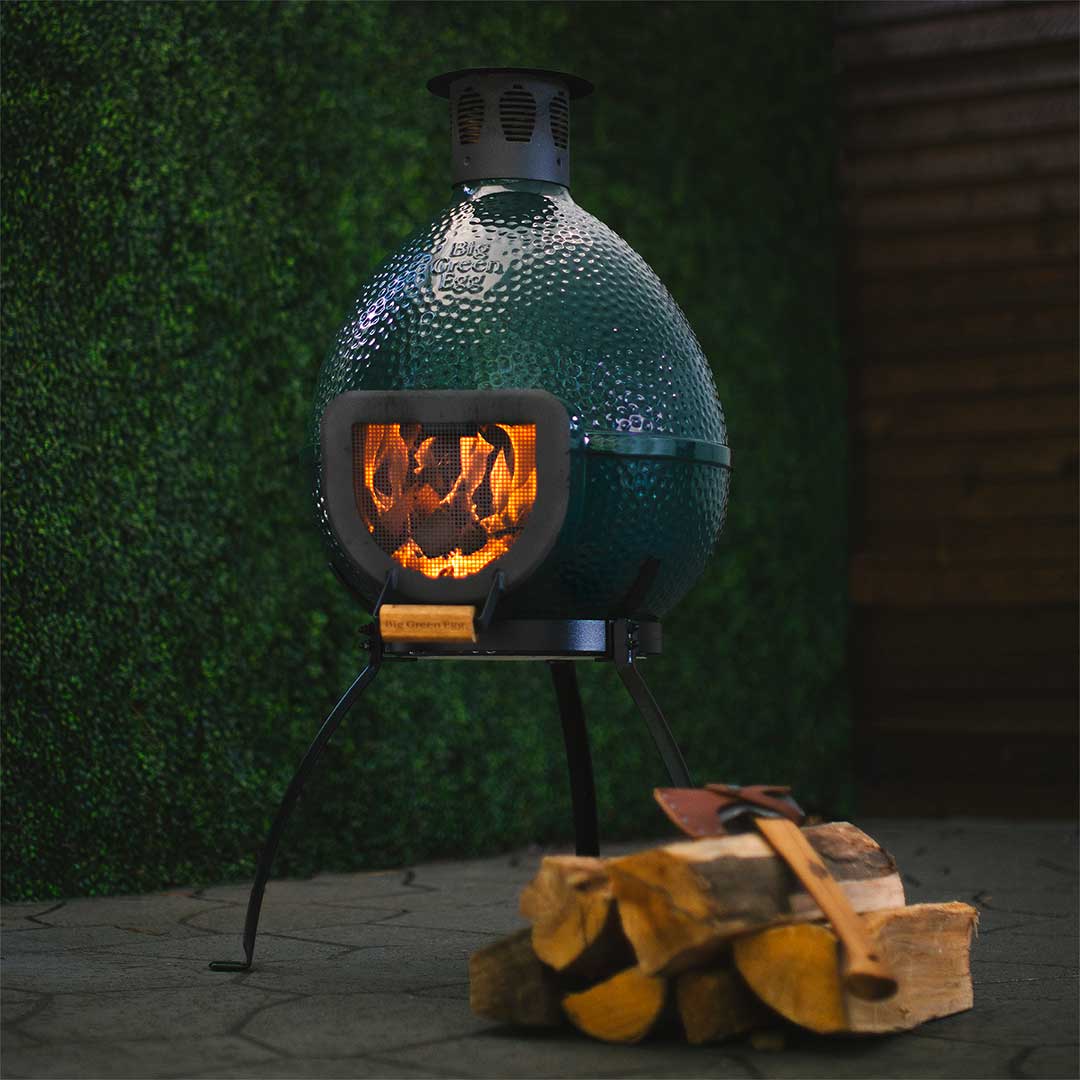 Big Green Egg Chiminea