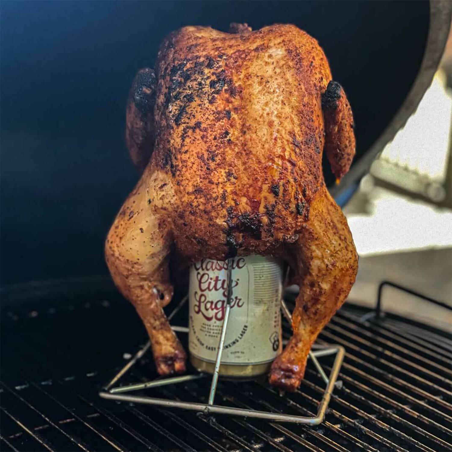 Folding Beer Can Chicken Roaster